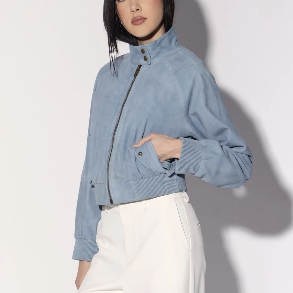 BRAND NEW Walter Baker
Women's Blue Bowie Suede Jacket